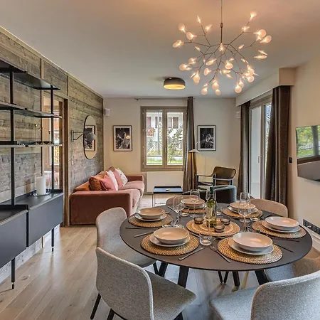 White Pearl A05 Modern Apartment Chamonix Alpes Travel Sleeps 4 To 6 Extérieur photo