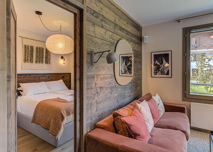 White Pearl A05 Modern Apartment Chamonix Alpes Travel Sleeps 4 To 6